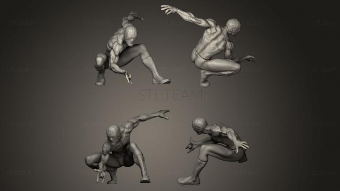 3D model Spiderman Pose 2 (STL)